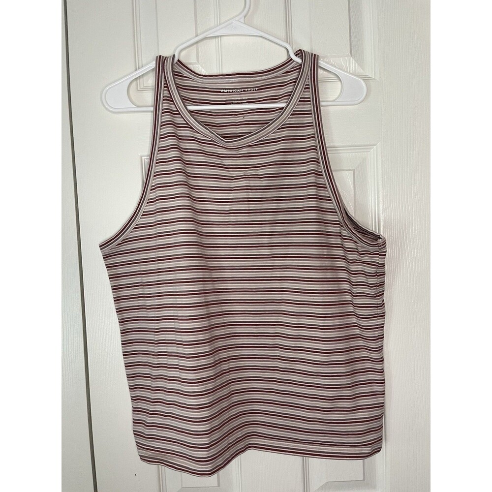 American Eagle Striped Tank Top Women XXL